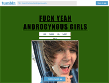 Tablet Screenshot of androgynousgirls.com